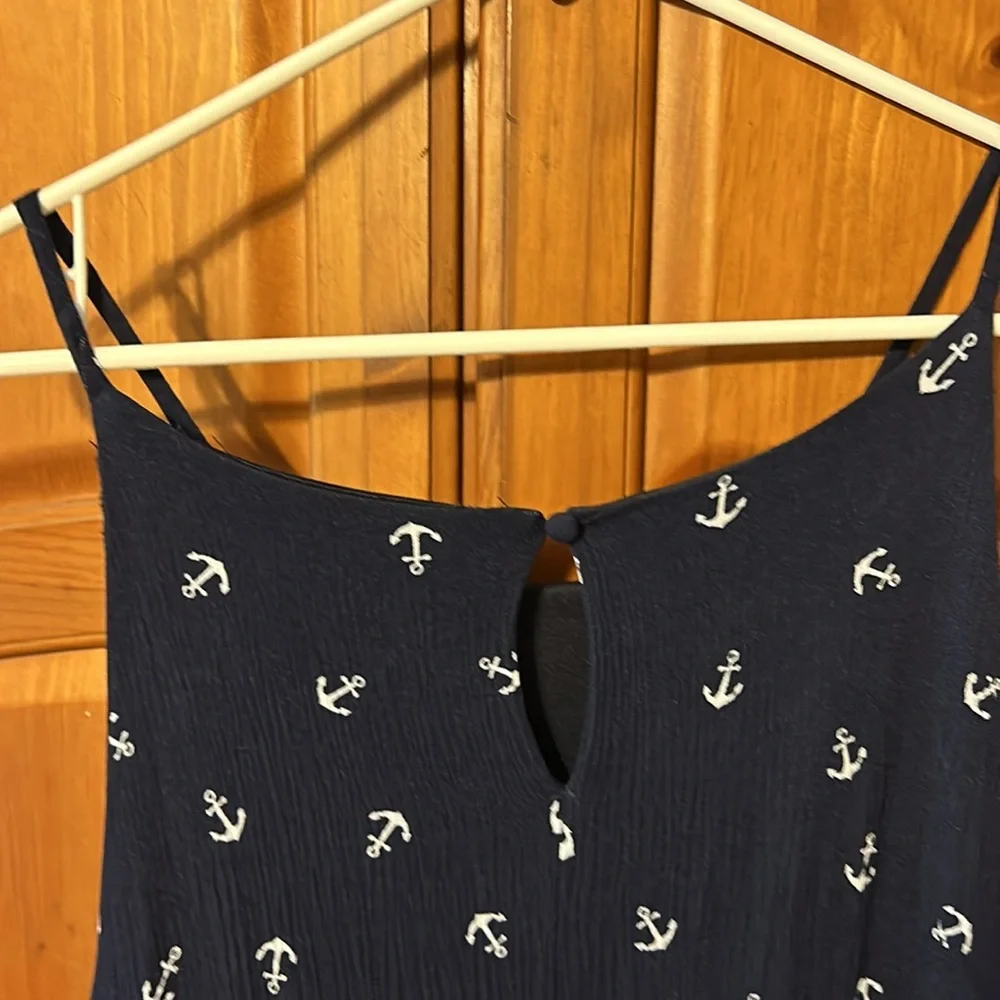 Nina Leonard navy anchor sundress - Picture 5 of 8